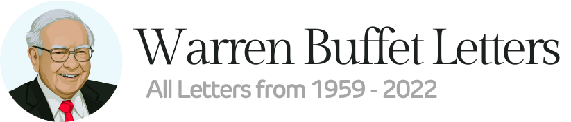 Warren Buffet Letters Logo